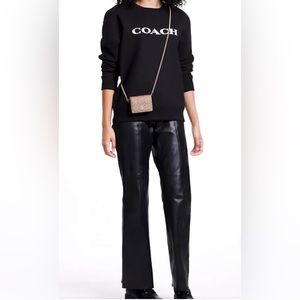 Coach mini wallet on a chain